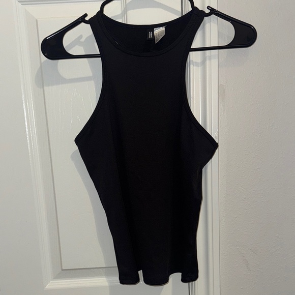 Divided Black High-Neck Tank Top - Picture 1 of 1